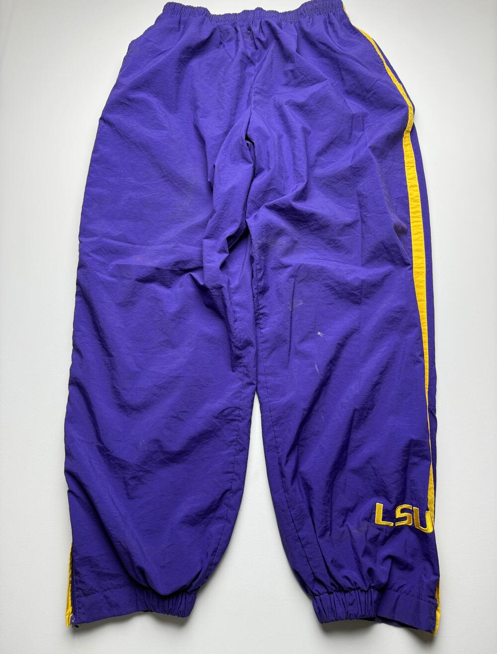 LSU Tigers Pants Mens XL Purple NCAA Basketball Nike Warm Up Track Pants